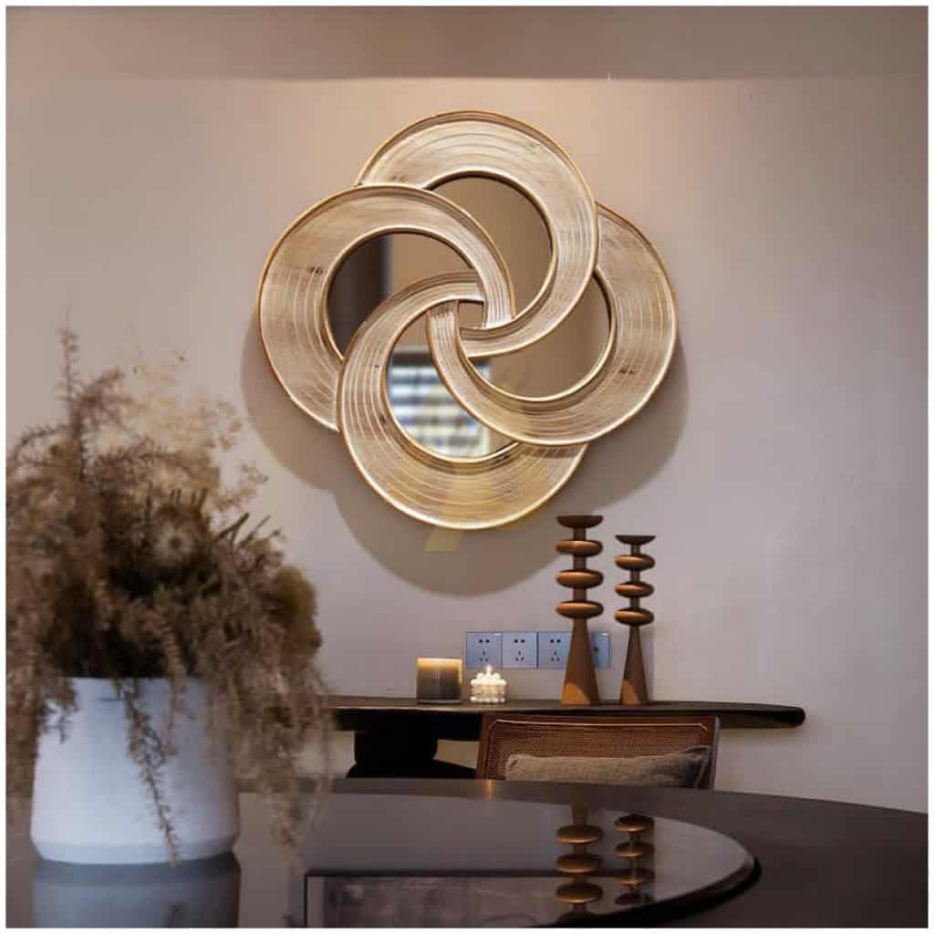 Italian Handmade Interlocking Circles Wall Decor/Mirror