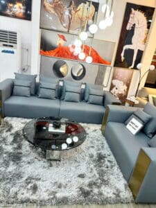 Elevate Your Living Space: The Timeless Elegance and Comfort of a 4-Piece Leather Sofa Set