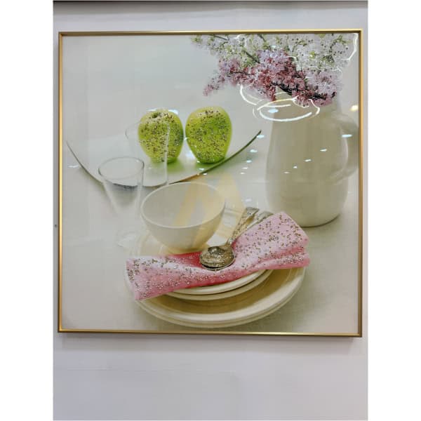 CREAMY background crystal frame