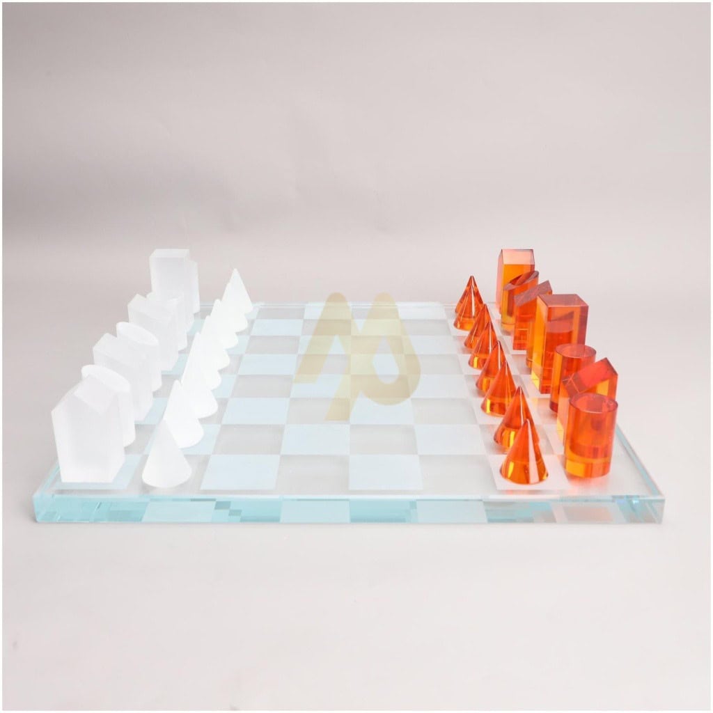 Luxury Crystal Chess Board – Elegant Home & Lamp; Office Décor