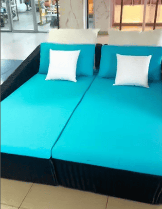 European Couple Sun Bed: A Perfect Blend of Comfort and Style