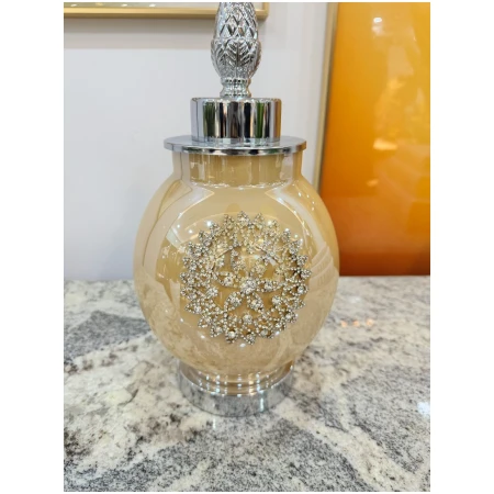 Steel cover Decorative vase