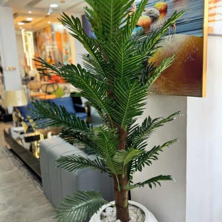 Beautiful Vase & Palm Tree
