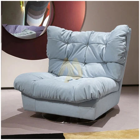 Auto swivel chair with back rest