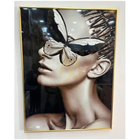 60x80cm butterfly lady Porcelain Frame