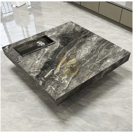 High quality coffee table with marble top