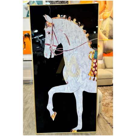 80 x 160cm Horse Facecard crystal frame