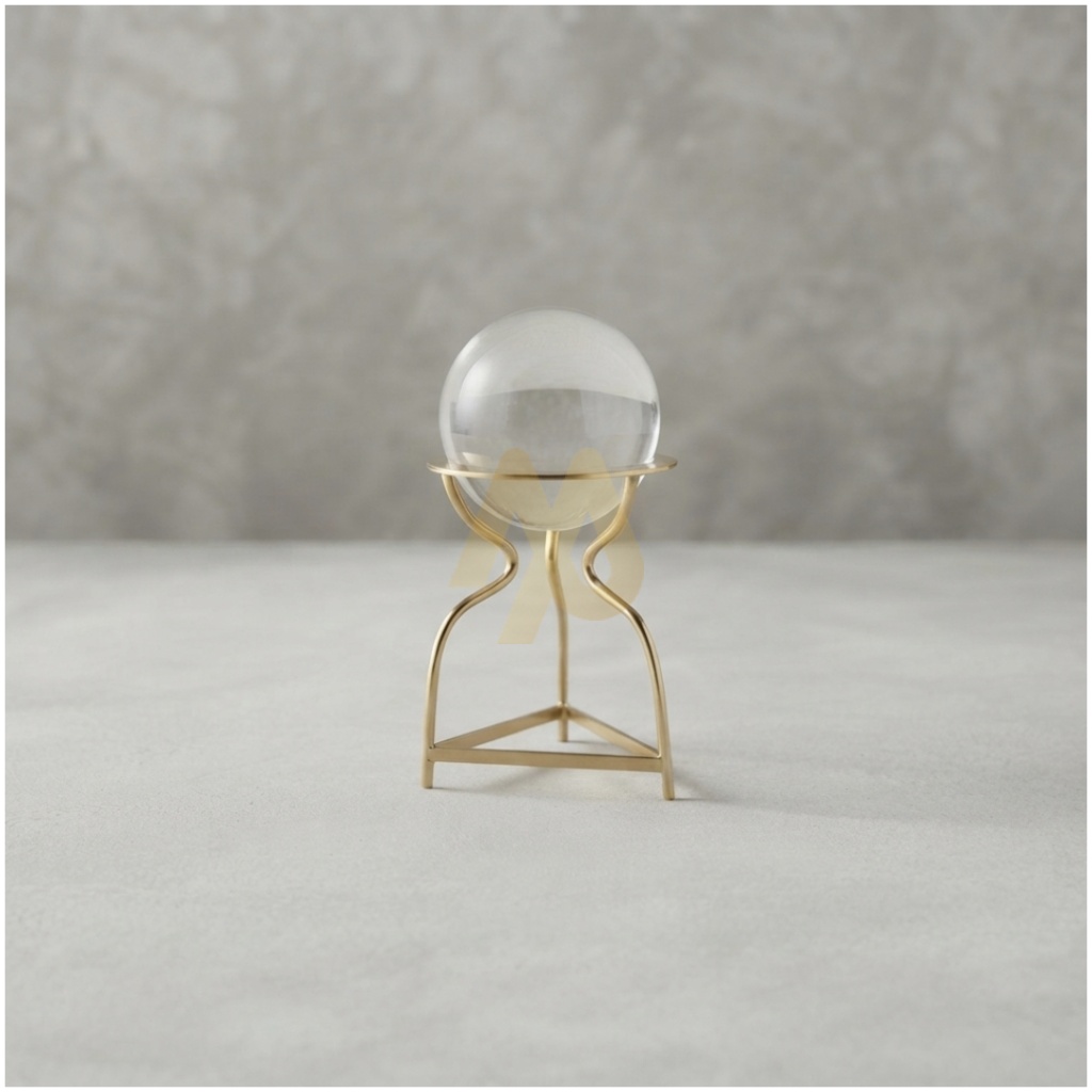 Small Crystal ball ornatment