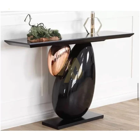 Luxury marble top side console