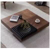 wooden coffee table
