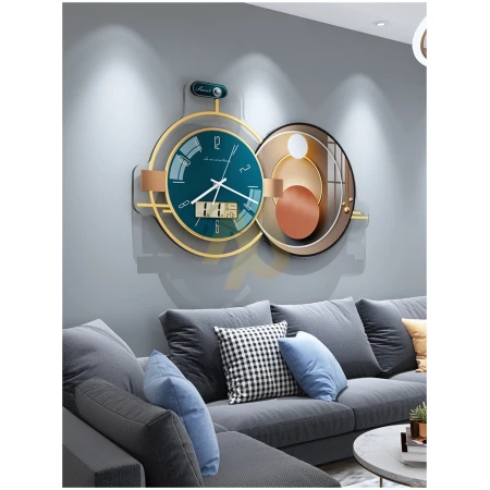 Acrylic digital silent degree  wall clock