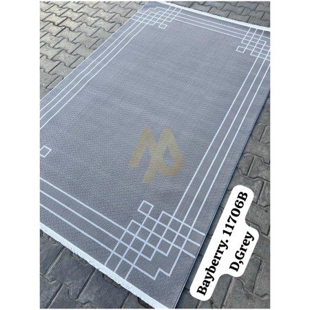 Geometric Deep-Grey Luxury Rug