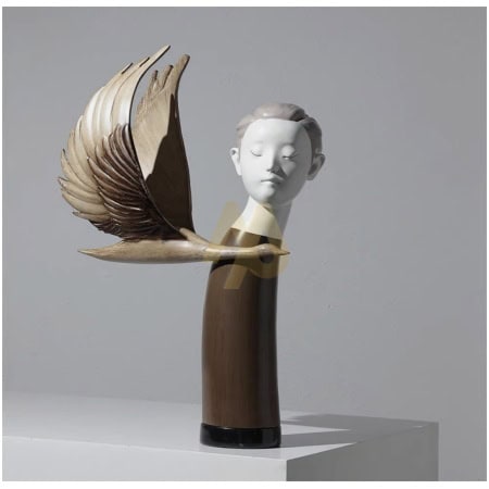Dreaming Flight Resin Sculpture