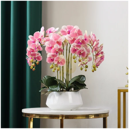 Blush Elegance Orchid artificial flower