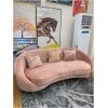 pink sofa