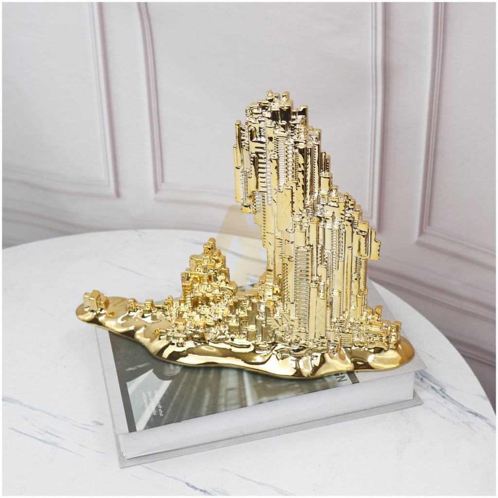 Small Golden City-Scape Decor