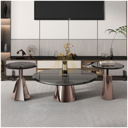 Grand Lucent Round 3in1 Coffee Table