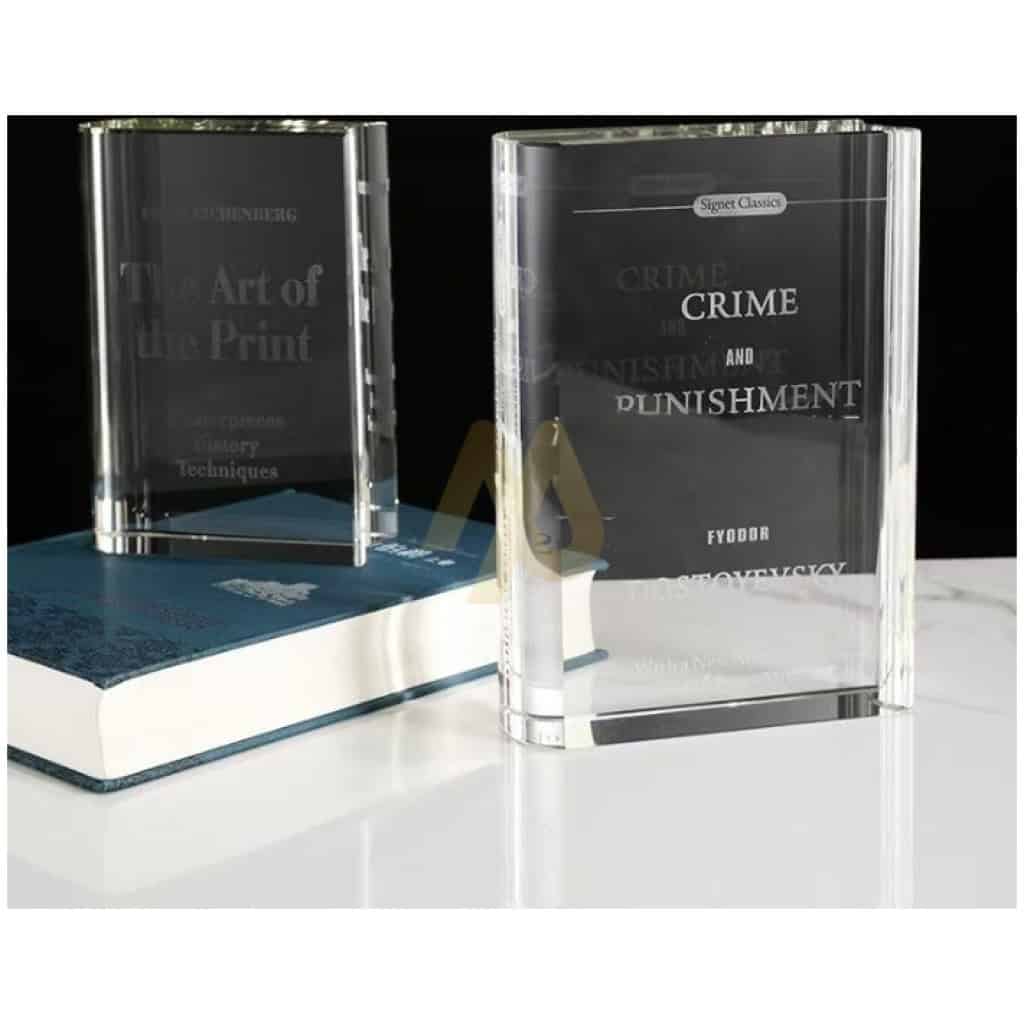 Medium Grande Crystal Book Decor