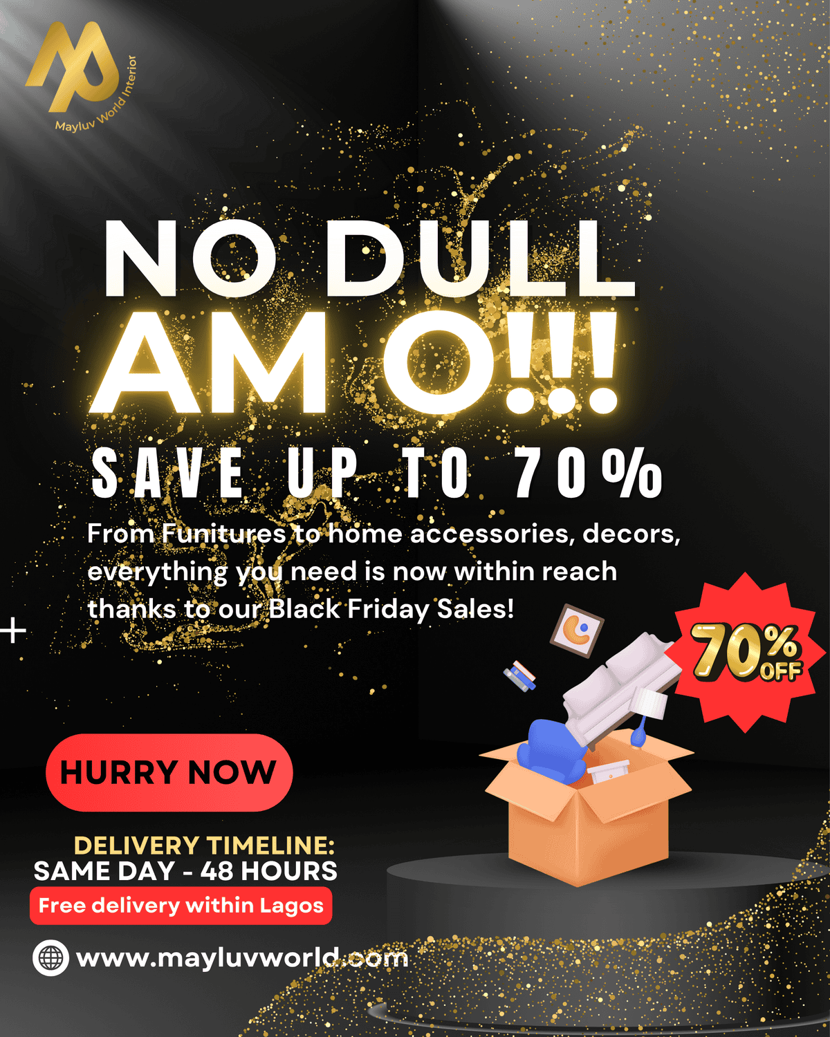 Black Friday Sale 2025: Up to 70% Off Luxury Home Décor at Mayluv World
