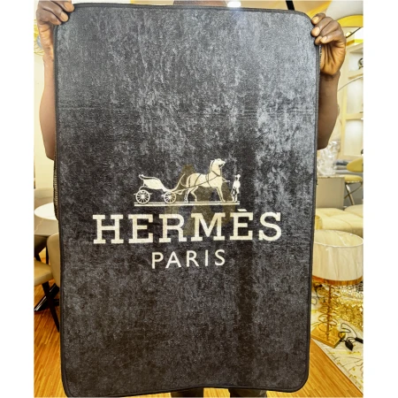 Turkish Toilet Rug Set (Black)