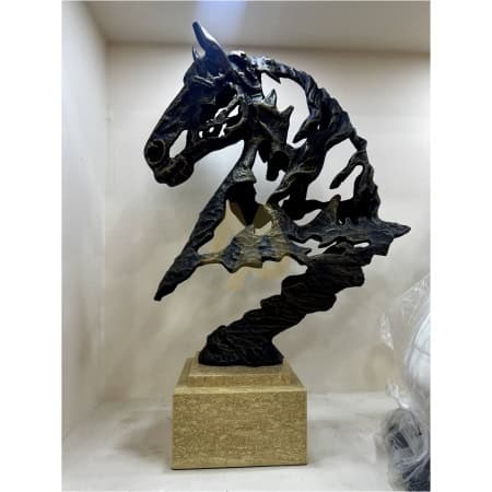 Apocalyptic Horse Head Figurine