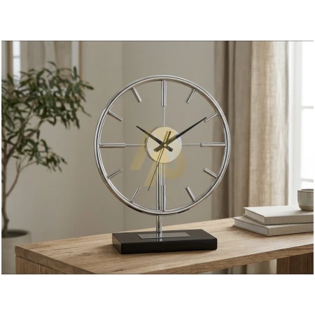 Modern Skeleton Table Clock