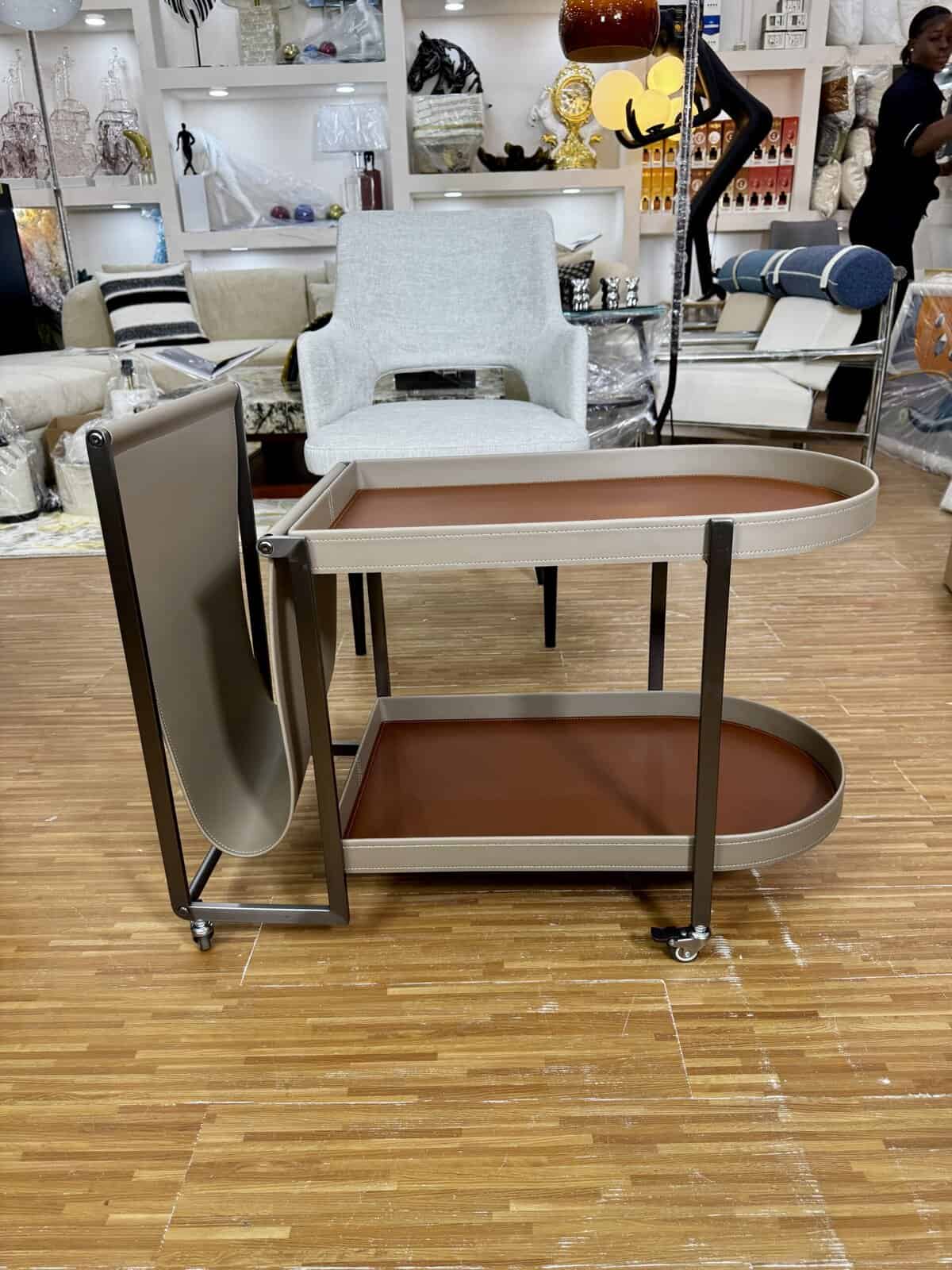 Two-tier Serving Trolley