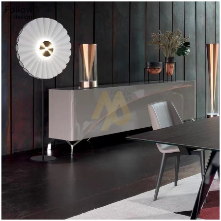 Small Floral Shade floor lamp