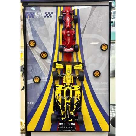 Formula 1 Dual Car Wall Frame