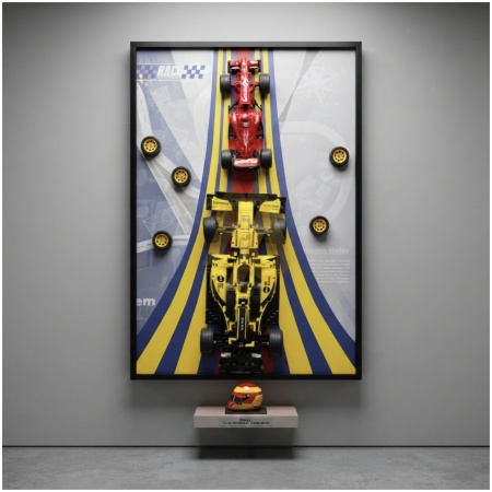 Formula 1 Dual Car Wall Frame