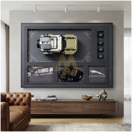 Real Jaguar Land Rover SUV Wall Frame