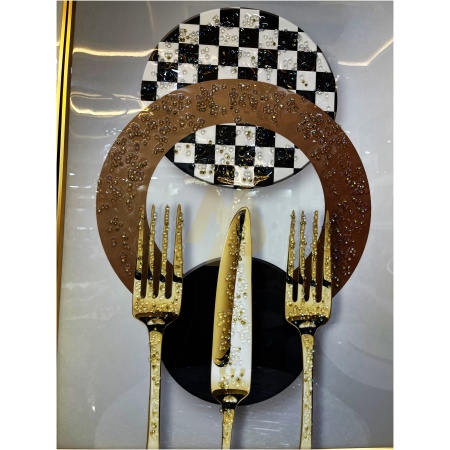 Acrylic Cutlery wall frame