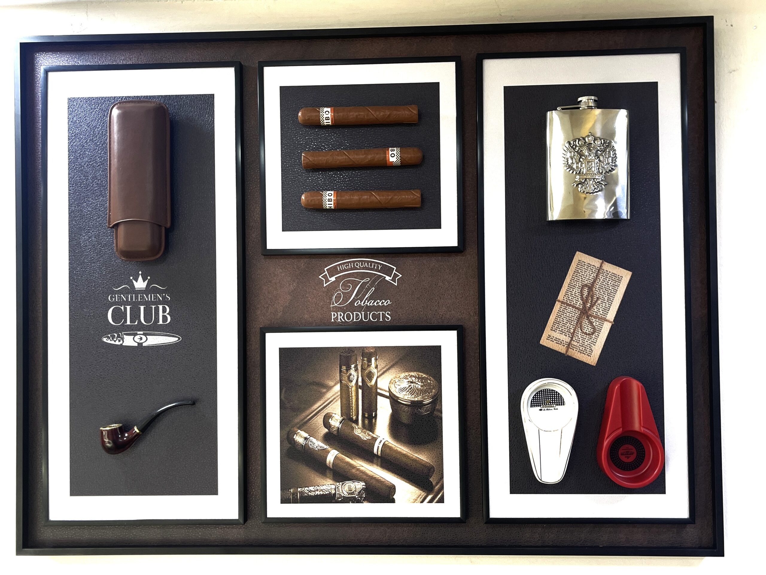 Gentlemen’s Club Cigar Art Frame 60 x 80 - Image 7
