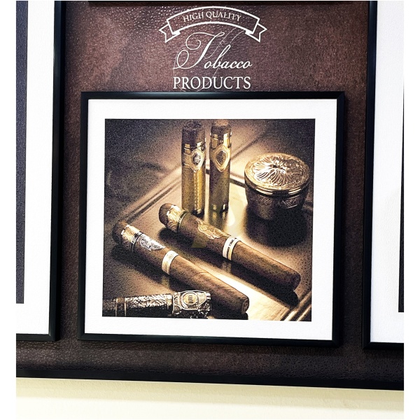 Gentlemen’s Club Cigar Art Frame 60 x 80 - Image 6