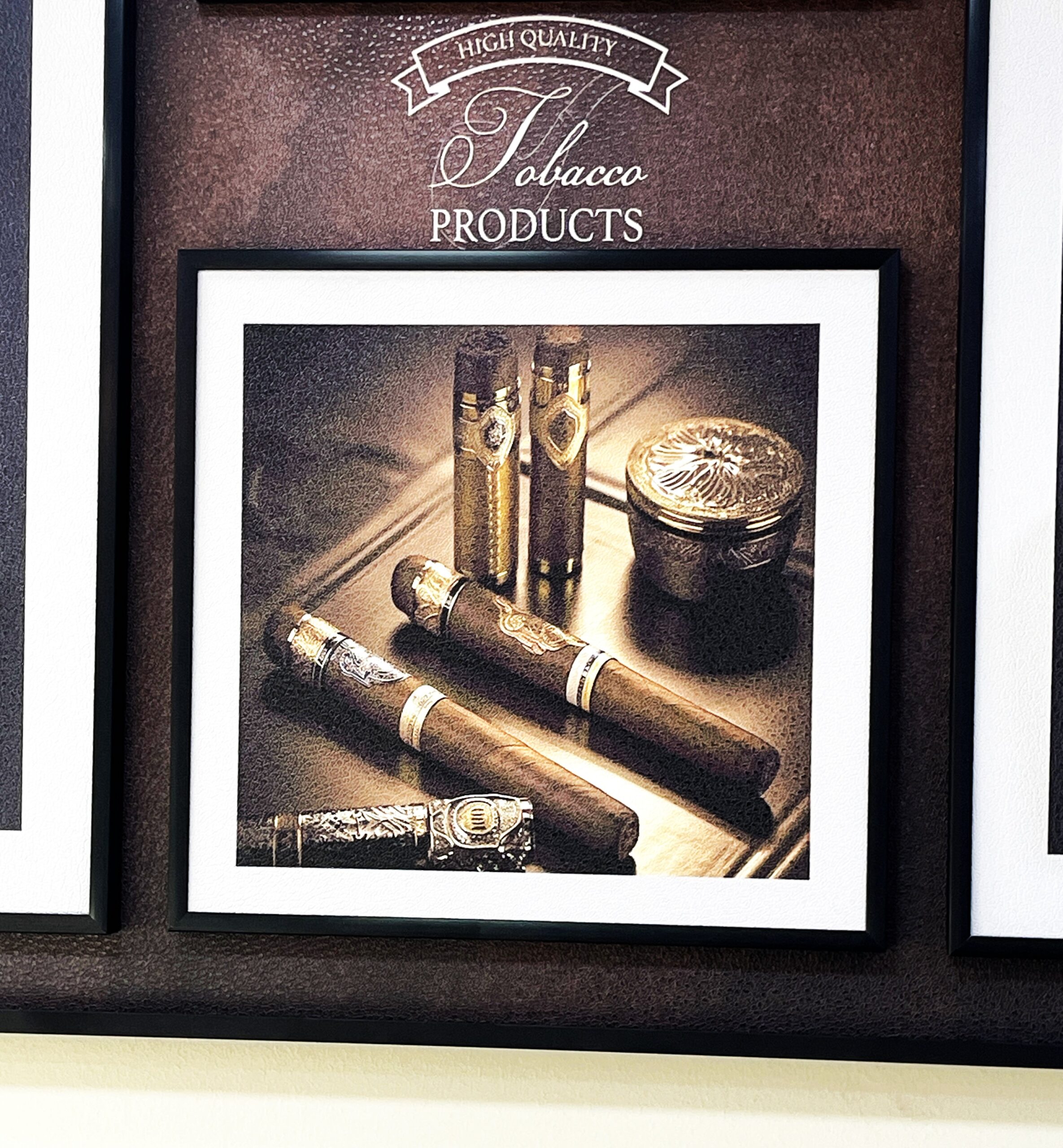Gentlemen’s Club Cigar Art Frame 60 x 80 - Image 6