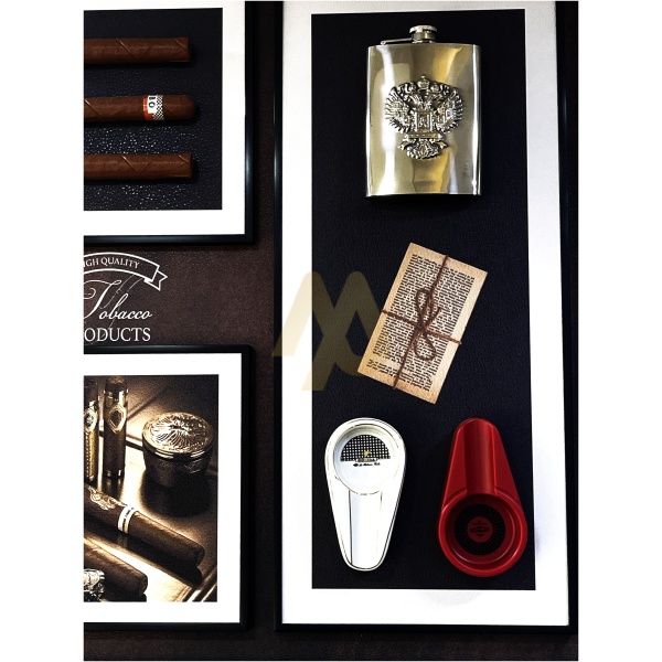 Gentlemen’s Club Cigar Art Frame 60 x 80 - Image 4