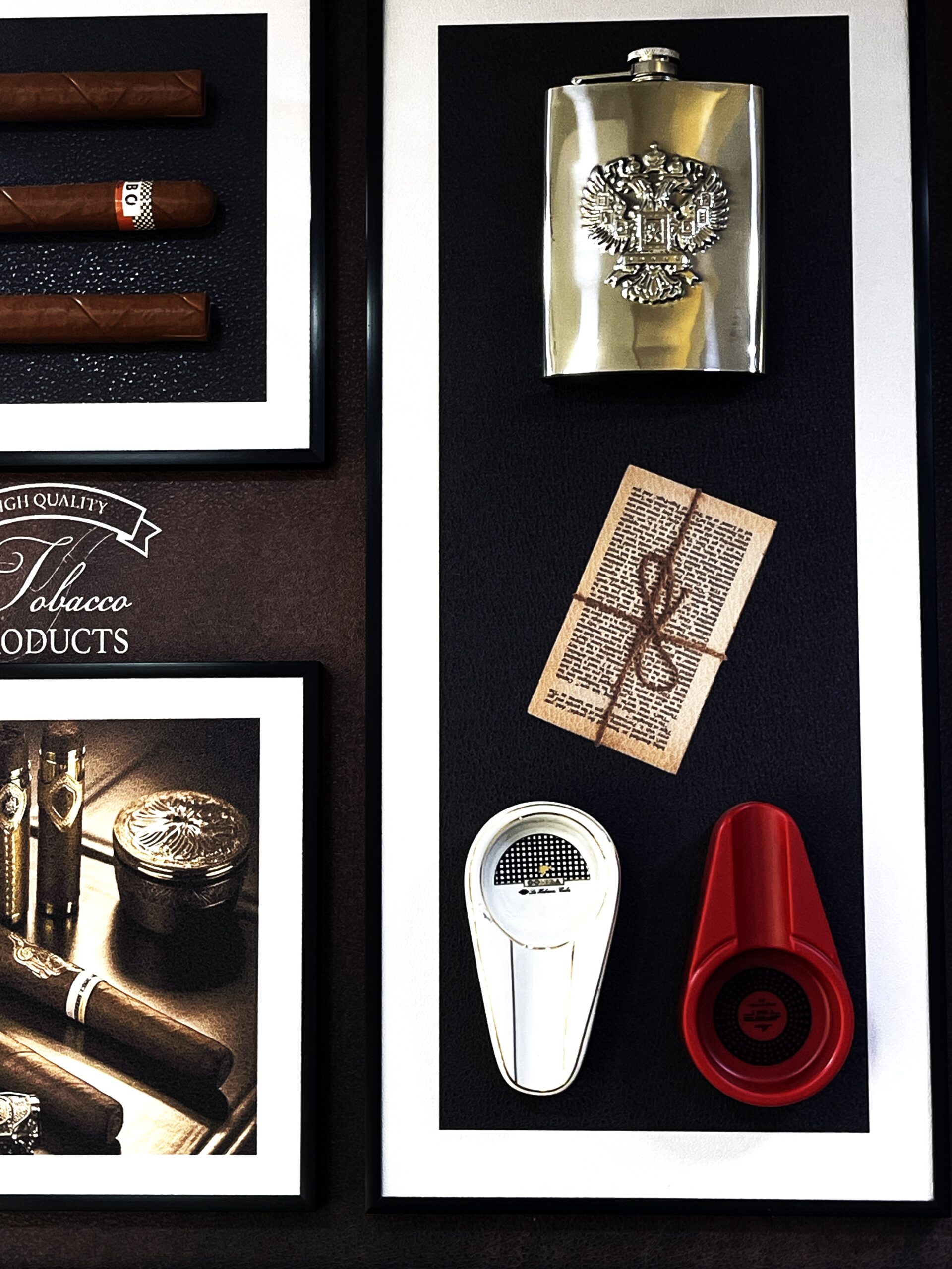 Gentlemen’s Club Cigar Art Frame 60 x 80 - Image 4