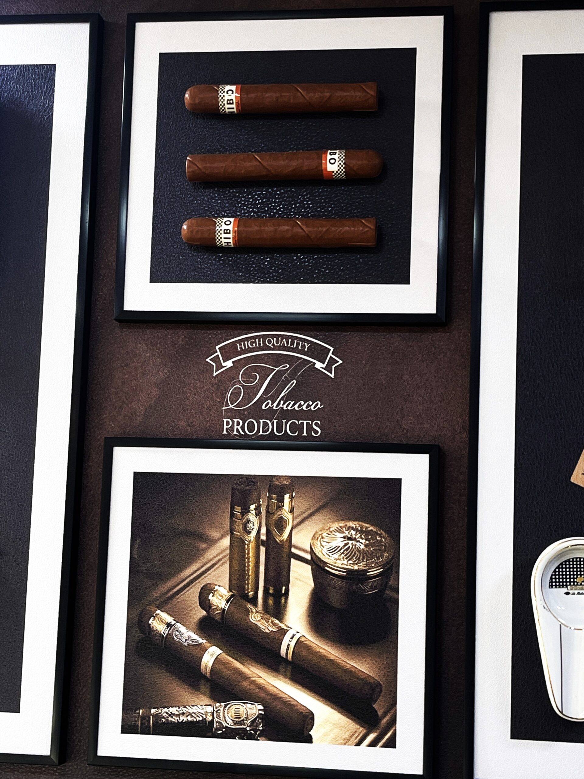 Gentlemen’s Club Cigar Art Frame 60 x 80 - Image 3
