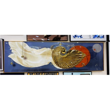 Golden Wing 60 x 200 Acrylic Frame