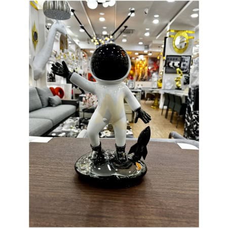 Black Astronaut Sculpture