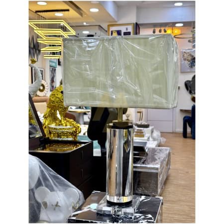 Modern Glass Column Table Lamp