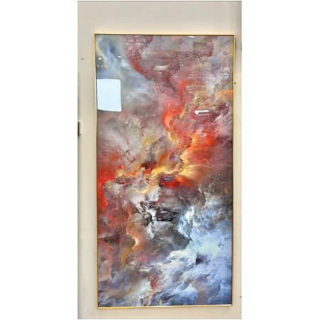 Fiery Abstract Wall Art Frame