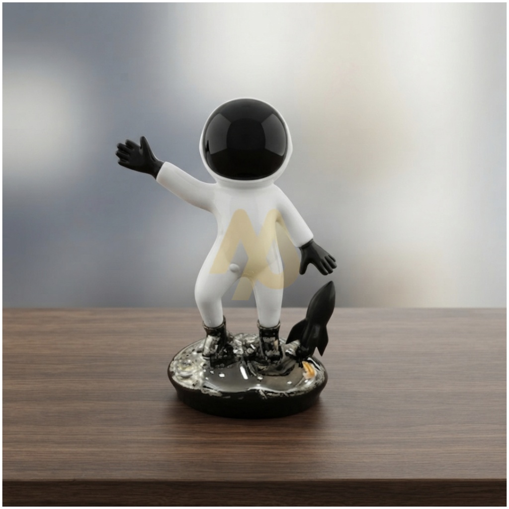 Black Astronaut Sculpture