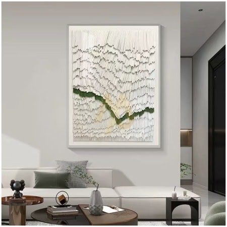 Olive Harmony 3D Portrait Frame