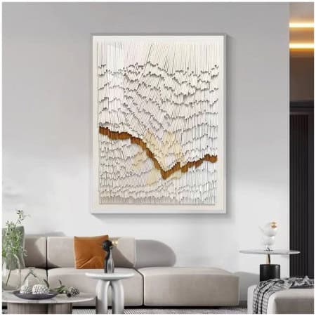 Abstract Portrait 3D Wall Art Frame