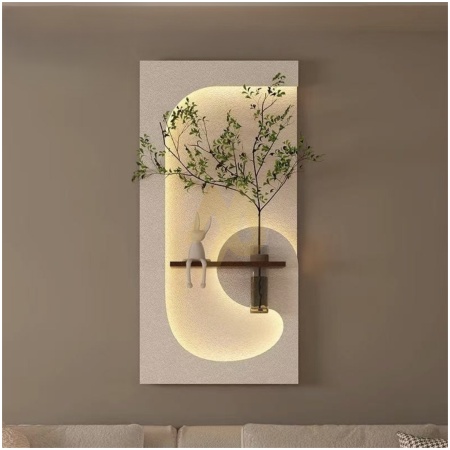 Serene Orbit 3D Illuminated Wall Art