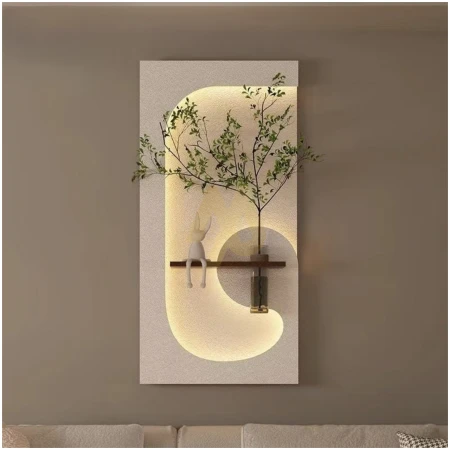 Serene Orbit 3D Illuminated Wall Art