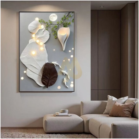 Botanical Moonlight Acrylic Frame