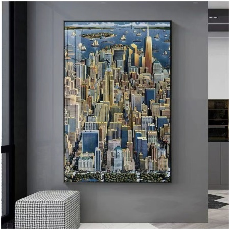 New York City Skyline Acrylic Wall Art