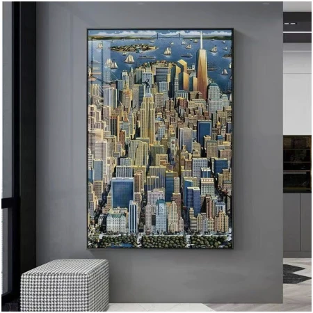 New York City Skyline Acrylic Wall Art